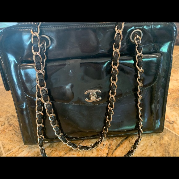 CHANEL Handbags - PRICE DROP!!  Black Chanel Vintage